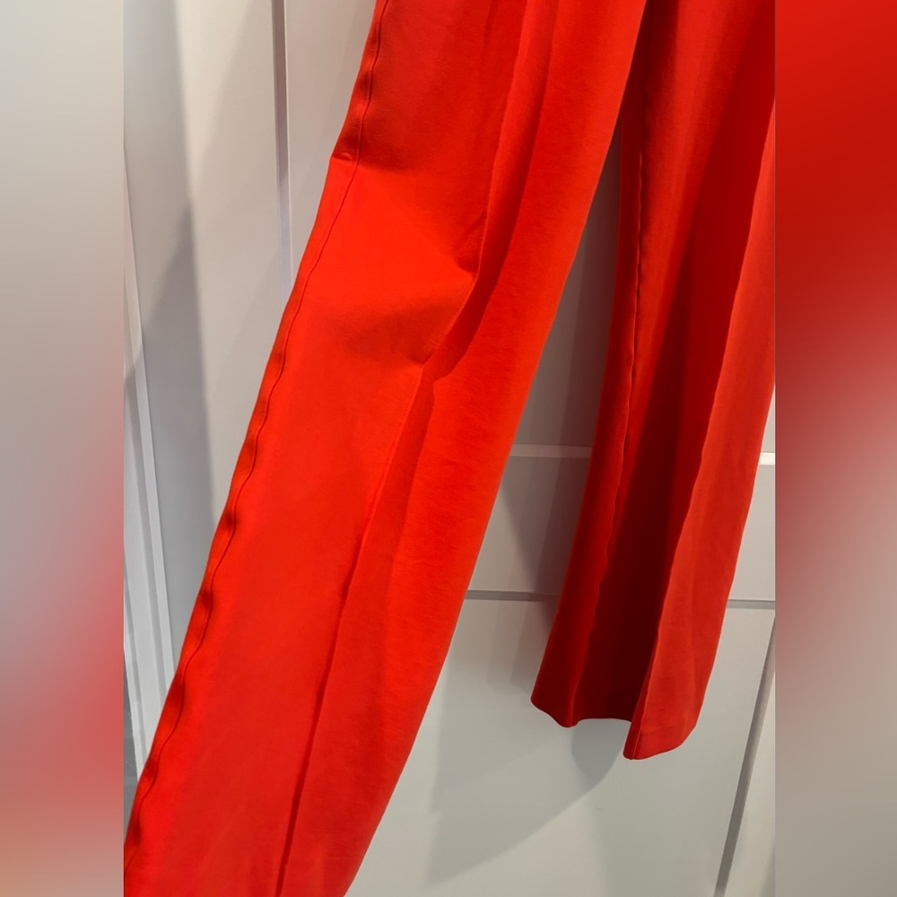 SPANX AIR ESSENTIALS WIDE LEG PANTS LIGHTWEIGHT BREATHABLE FLAT FRONT SZ L - Picture 6 of 14